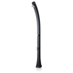 Gre - douche solaire courb�e 25 l. avec rince - pieds