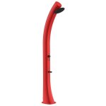 Starmatrix rioxxl 40 litres douche solaire courbe en polyethylene ideal pour le jardin rouge douche de ...