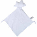 Doudou mouchoir b�b�  nuage  46cm blanc