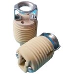 Douille pour ampoule, lot de 6 supports de lampe g9, douille halog�ne g9 filet�e en c�ramique