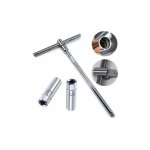 Douille de bougie  paroi fine 3 / 8 in. outil de dmontage 12 points 14 mm et 16 mm + kit d'extension ...