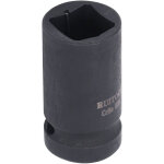 Douille carr�e m24 1 / 2 pouce femelle � trou carr� pour cl� �lectrique hexagonale