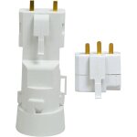Douille dcl b22 et fiche 2 ples + terre tibelec
