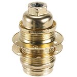 Douille �lectrique e14 � vis fer dor�e - centrale brico