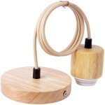 Douille de lampe e27, plafonnier avec cble corde suspension plafonnier moderne simple plafonnier en ...