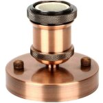 Douille de lampe e27 vintage adaptateur lumi�re socket r�tro lustre sans fil en c�ramique � l'int�rieur, ...