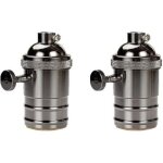Douille de lampe vintage ulisempack, douille edison, adaptateur de lampe vintage e27 avec interrupteur, ... Douille de lampe vintage ulisempack, douille edison, adaptateur de lampe vintage e27 avec interrupteur, ...
