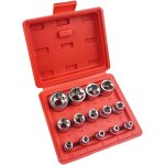 Douille torx femelle 1 / 4  3 / 8  1 / 2 , 14 pices coffret, jeux de douilles allen, jeu de torx e4, ...