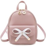 Doux sac dos en cuir avec boucle pour les filles, mini sac � dos, sac � main pour les dames