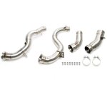 Downpipe inox pour mercedes glc coupe c253 de 2017 a 2019 - c63 amg - 75mm - 35814859