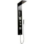 Modle polynesia, colonne d'hydromassage en aluminium, couleur noire