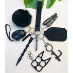Dpzo - jamais utilis]1 ensemble complet de porte - cls d'auto - dfense pour les femmes porte - cls ...