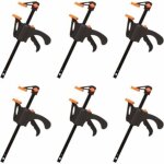 Dpzo - dstockage lot de 6 serre - joints en forme de f, serre joint avec serrage rapide et facile, outils ...