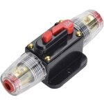 Dpzo - disjoncteur de 30 a, support de fusible en ligne 12v - 24v dc, interrupteur de rinitialisation ...