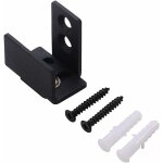 Dpzo - guide de sol pour porte de grange, robuste pour porte coulissante, rails de placard coulissants ...