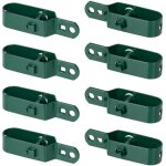 Dpzo - kit tendeur de fil en plastique vert pour filet de clture, schoir, poteaux de jardin en mtal, ...
