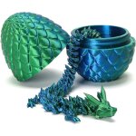 Dragon imprim� en 3d avec ?uf surprise, ?uf de dinosaure surprise, jouet pour enfants, cadeau d'anniversaire ...