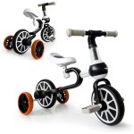 Draisienne 4 en 1 pedales roues laterales noir ecotoys Draisienne 4 en 1 pedales roues laterales noir ecotoys