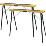 Drakkar equipement - 2 tr�teaux pliants 100 kg reglable en hauteur 780mm drakkar �quipement 09039. 02 ...