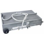 Sodise - bac recuperateur huile au sol 50 litres - pneumatique 4 roues - drakkar equipement - 07233 Sodise - bac recuperateur huile au sol 50 litres - pneumatique 4 roues - drakkar equipement - 07233
