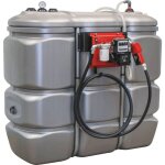 Drakkar equipement - cuve stockage fuel et gnr pehd double paroi 1500l station 230v 60l / min s08127