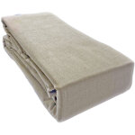 Drap housse obio coton bio 57 fils matelas �pais 160x200 beige