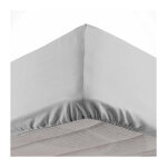 Drap housse microfibre 'oscar' 90x190cm gris clair