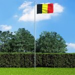 Drapeau belgique 90x150 cm vidaxl
