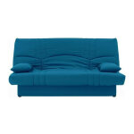 Les tendances - dream banquette clic clac 3 places - tissu bleu canard - slyle contemporain - l 190 x ... Les tendances - dream banquette clic clac 3 places - tissu bleu canard - slyle contemporain - l 190 x ...