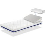 Dreamdi - pack matelas hermes 70x140 epaisseur 11 cm + plan incline 15º + protege matelas 70x140 cm Dreamdi - pack matelas hermes 70x140 epaisseur 11 cm + plan incline 15º + protege matelas 70x140 cm