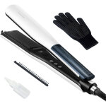 Dreame aurasteam straight, lisseur � vapeur infus�e, coiffures lisses ou boucl�es, plaque �largie, plaque ...