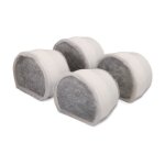 Petsafe - drinkwell 4 filtres de rechange au charbon pour fontaines avalon et pagoda - pour chat et chien ...