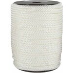Drisse polyamide tress� blanc - longueur 30 m - diam�tre 5 mm