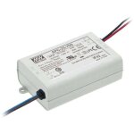 Driver led mean well apc - 25 - 350 24. 5 w 25 - 70 v 350 ma courant constant