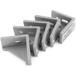 Droit support d'angle l forme coin support 5pcs en alliage d'aluminium � angle droit brace fixation 58x58mm ...
