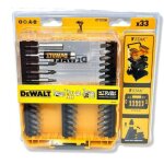 Jeu d'embouts de vissage 33 pces dewalt high performance tough case dt70709 - qz