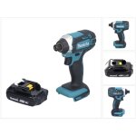 Makita dtd 152 y1 cl� � choc sans fil 18 v 165 nm 1 / 4'' + 1x batterie 1, 5 ah - sans chargeur