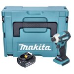 Dtd 172 f1j cl� � choc sans fil 18 v 180 nm 1 / 4'' brushless + 1x batterie 3, 0 ah + makpac - sans chargeur ...