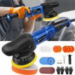 Dayplus - dual action polisseur auto power puffer ponceuse polisseuse 5' pad mop kit