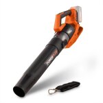 Dual power souffleur de feuilles � batterie powdpg7526 - souffleur sans fil de 40 v, ramasseur de feuilles, ...