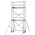 Duarib - �chafaudage roulant aluminium docker ? version lisses ? largeur 85 cm ? hauteur max 11, 90 m ...