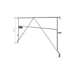 Duarib - garde - corps lat�ral exmds1 - pour �chafaudages f3000, f3000 alu - acier galvanis�