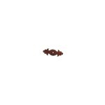 Dubois - applique fer rouill� - hauteur : 35 mm - d�cor : rouill� cir� - largeur : 115 mm