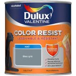 Dulux valentine - peinture bicouche int�rieure color resist murs et boiseries mat bleu gris 0, 5 l