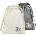 Dunedesign - 6 organisateurs de voyage - 32x32cm pochette vetement sac a dos sac linge sale