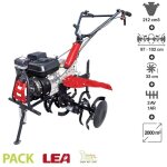 Dunsch - motoculteur thermique tract� 212cc travail jusqu'� 102cm 2 vitesses av ? 1 ar guidon ajustable ...