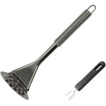 Duo presse - pur�e manuel et fourchette 3 dents pour pommes de terre fackelmann