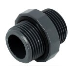 Mamelon double pvc 1'' ? raccord pour circuit d'arrosage ? r�sistance � la corrosion ? connexion fiable ...