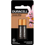 Duracell pack de 2 piles ultra aaaa - 1, 5 v - alcaline aaaa