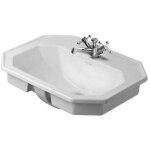Duravit 1930 lavabo encastr�, 58x47cm, avec trop - plein, 1 trou de